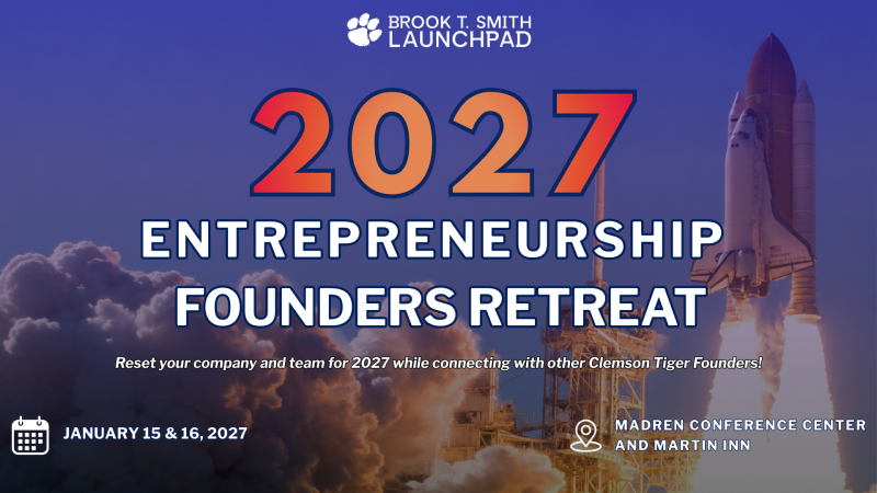Clemson Entrepreneurship Founders Retreat